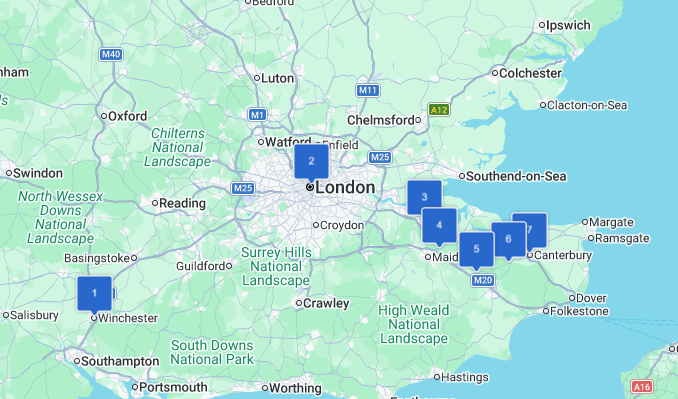 The Pilgrim's Way Itinerary